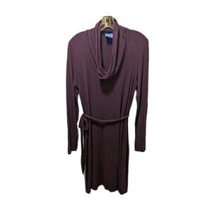 Simply Vera Vera Wang Womens Plum Turtleneck Stretchy Bodycon Dress M